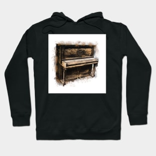 Ragtime Piano Musical Instrument Hoodie